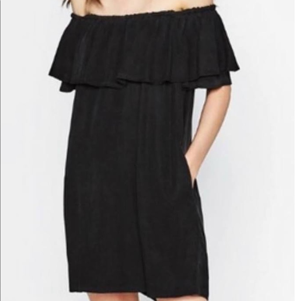 Off the shoulder mini dress